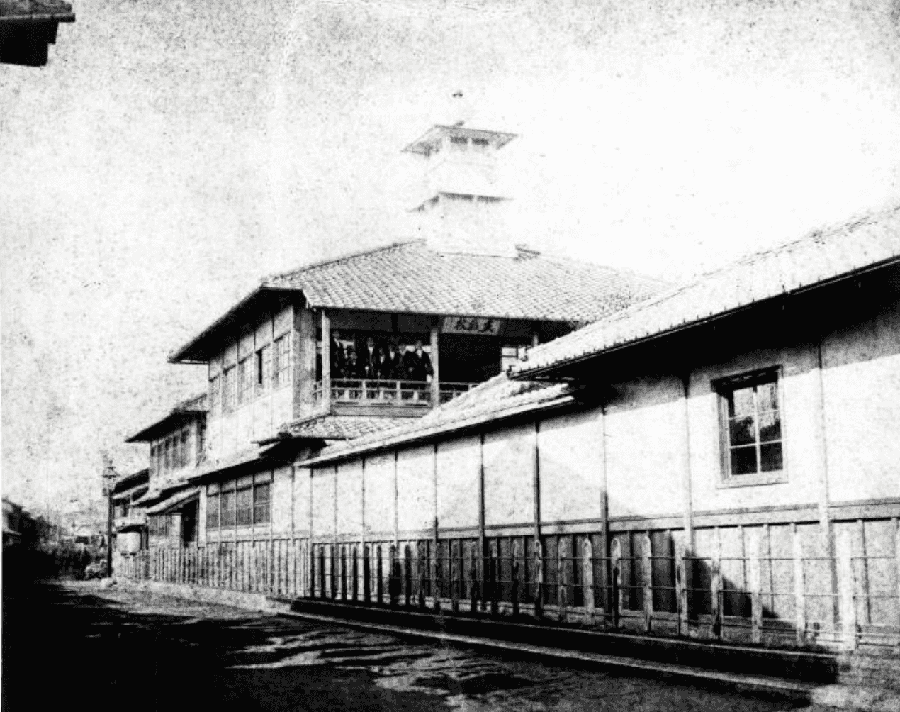 Rissei Elementary School, in the middle of the Meiji era, Source: Kyoto Municipal Museum of School History