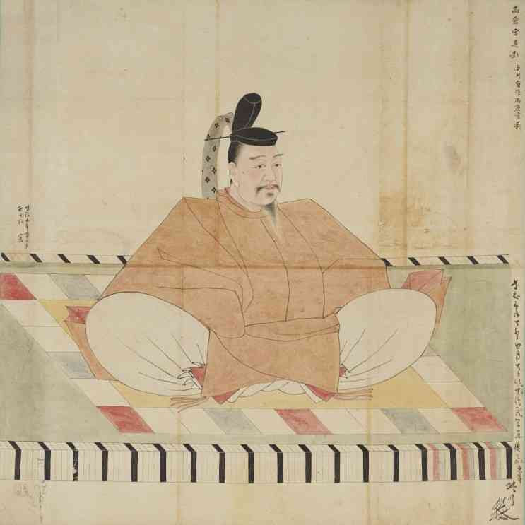 以仁王像（模本）　蜷川親胤（式胤）模　江戸時代・慶応3年(1867）　東京国立博物館蔵 出典：ColBase（https://colbase.nich.go.jp/）